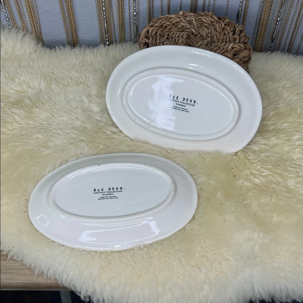 Rae Dunn Cream Nibble Plates - Picture 2 of 2